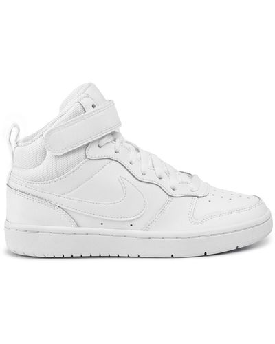 Nike Sneakers Court Borough Mid 2 (Gs) Cd7782 100 Weiß