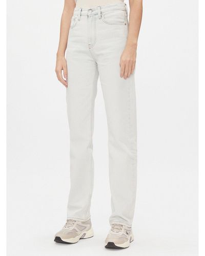Calvin Klein Jeans J20J222139 Straight Fit - Weiß