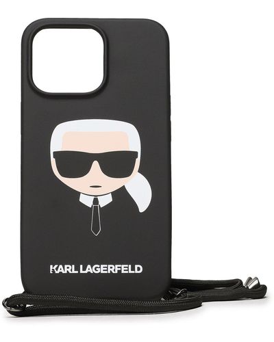 Karl Lagerfeld Handy-Etui Cg220056 999 - Schwarz