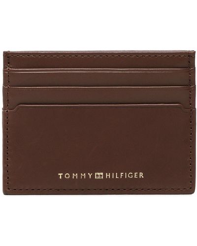 Tommy Hilfiger Kreditkartenetui Th Premium Leather Cc Holder Am0Am10987 Gt8 - Braun