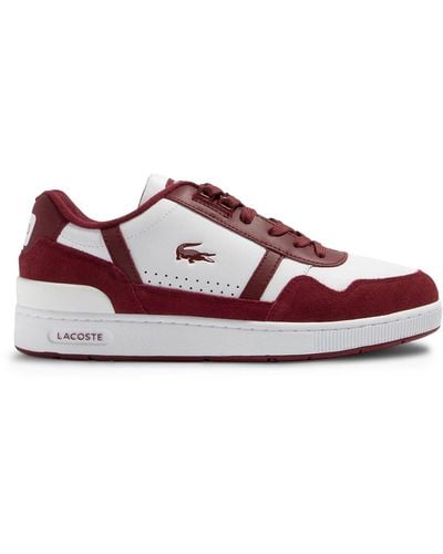 Lacoste Sneakers T-Clip 746Sma0070 Weiß - Rot
