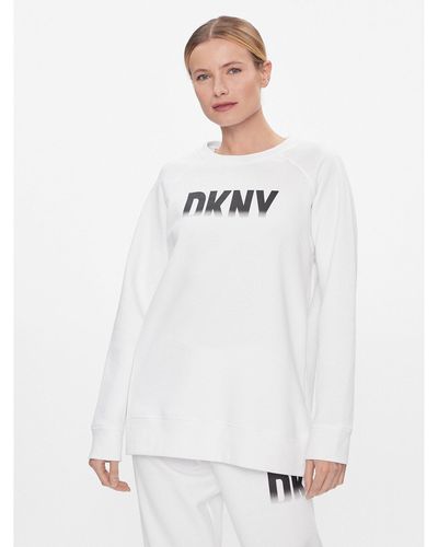 DKNY Sweatshirt Dp3T9623 Weiß Relaxed Fit