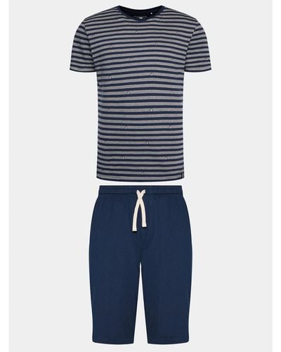 Henderson Pyjama 41295 Regular Fit - Blau