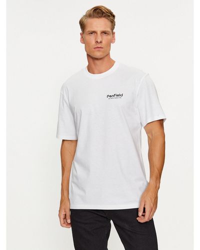 Penfield T-Shirt Pfd0275 Weiß Regular Fit