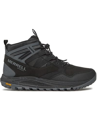 Merrell Trekkingschuhe Nova Sneaker Boot Bungee Mid Wp J067109 - Schwarz