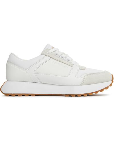 Calvin Klein Sneakers Low Top Lace Up Mix Hm0Hm00853 Weiß