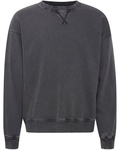 Solid Sweatshirt 21107863 Regular Fit - Grau
