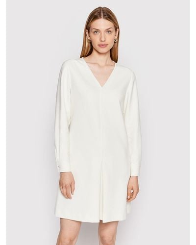 BOSS Kleid Für Den Alltag Ditama 50475026 Relaxed Fit - Weiß
