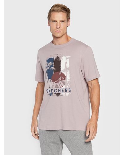 Skechers T-Shirt Endeavour Mts338 Regular Fit - Grau
