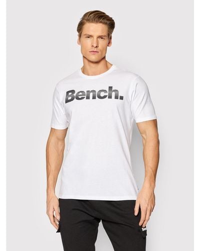 Bench T-Shirt Leandro 118985 Weiß Regular Fit