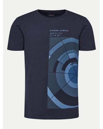 Pierre Cardin T-Shirt 21040/000/2100 Modern Fit - Blau