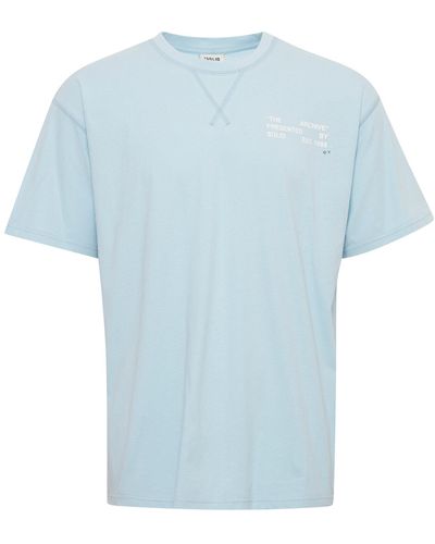 Solid T-Shirt 21107521 Regular Fit - Blau