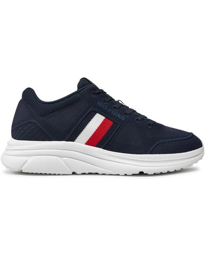 Tommy Hilfiger Sneakers Modern Runner Knit Evo Ess Fm0Fm05245 - Blau