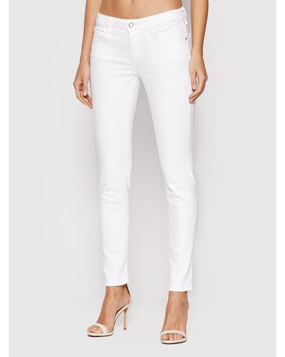 Guess Jeans W2Ga99 D2G6R Weiß Skinny Fit