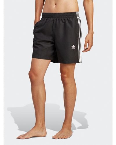 adidas Badeshorts Originals Adicolor 3-Stripes Swim Shorts Ht4406 Regular Fit - Schwarz