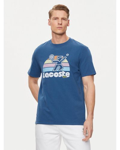Lacoste T-Shirt Th8567 Regular Fit - Blau