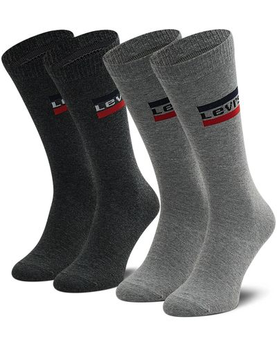 Levi's 2Er-Set Hohe -Socken 37157-0554 - Schwarz