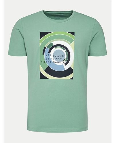 Pierre Cardin T-Shirt 21050/000/2101 Grün Modern Fit