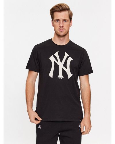 '47 T-Shirt New York Yankees Bb017Temime568336Jk Regular Fit - Schwarz