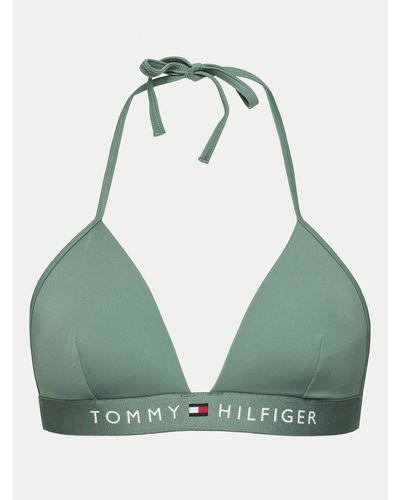 Tommy Hilfiger Bikini-Oberteil Uw0Uw04109 Grün
