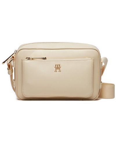 Tommy Hilfiger Handtasche Iconic Tommy Camera Bag Aw0Aw15991 - Natur