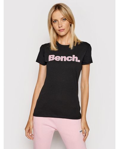 Bench T-Shirt Leora 117360 Regular Fit - Schwarz