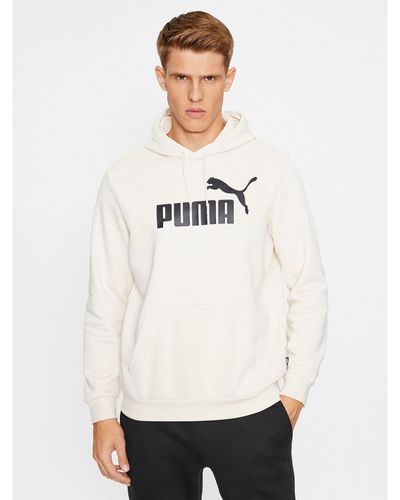 PUMA Sweatshirt Ess Big Logo 586687 Weiß Regular Fit