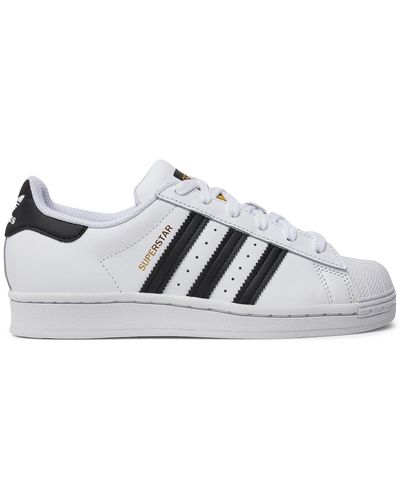 adidas Sneakers Superstar J Fu7712 Weiß - Grau