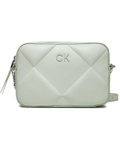 Calvin Klein Handtasche quilt k60k611891 milky green lia - Grün