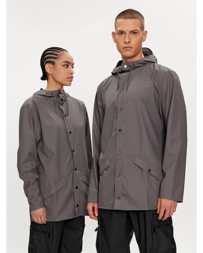 Rains Regenjacke Jacket W3 12010 Regular Fit - Grau