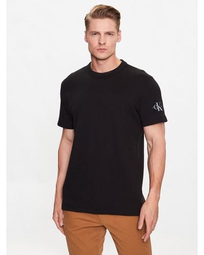 Calvin Klein T-Shirt J30J323489 Regular Fit - Schwarz