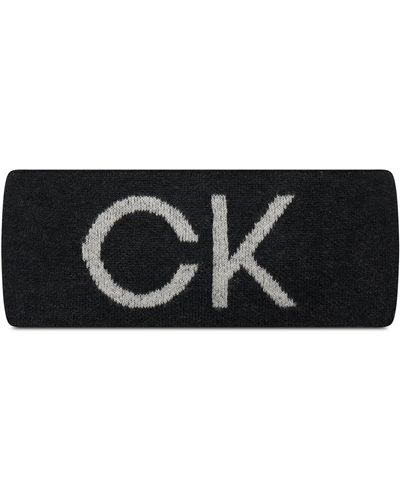 Calvin Klein Stirnband Elevated Monogram K60K609962 - Schwarz