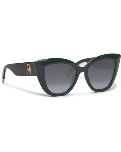 Furla Sonnenbrillen Sunglasses Sfu711 Wd00090-Bx2836-Jas00-4401 Grün - Grau