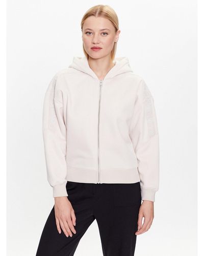 Calvin Klein Sweatshirt J20J221328 Écru Oversize - Weiß