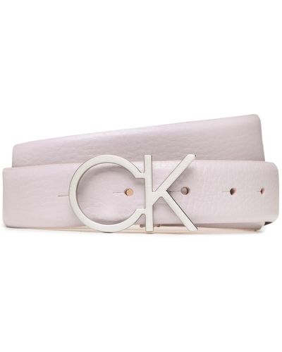 Calvin Klein Damengürtel Re-Lock Ck Logo Belt 30Mm Pbl K60K610413 Vdq - Pink