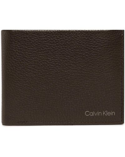 Calvin Klein Große Herren Geldbörse Warmth Trifold 10Cc W/Coin L K50K507969 - Schwarz