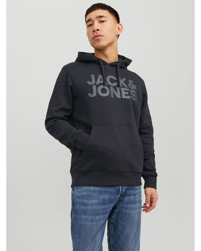 Jack & Jones Sweatshirt Corp 12152840 Standard Fit - Schwarz