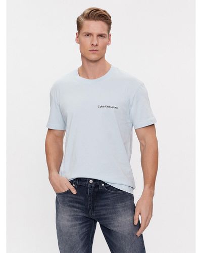 Calvin Klein T-Shirt Institutional J30J324671 Regular Fit - Weiß