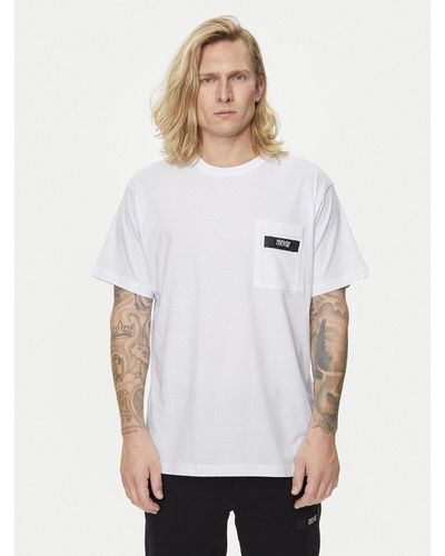 Versace T-Shirt 76Gahe05 Weiß Regular Fit