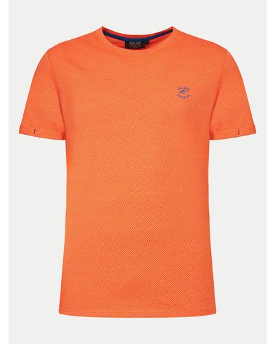 INDICODE T-Shirt Stamatis 41-038 Regular Fit - Orange