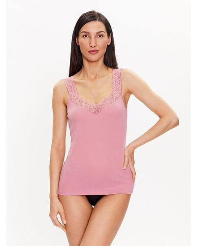 Hunkemöller Pyjama-T-Shirt 202320 Basic Fit - Pink