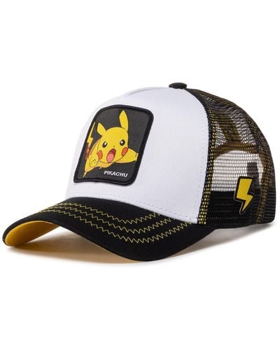 Capslab Cap Pokemon Pikachu Cl/Pkm2/1/Pik5 Weiß - Schwarz