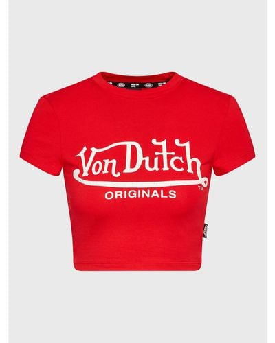 Von Dutch T-Shirt Arta 6230046 Regular Fit - Rot