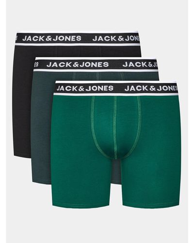 Jack & Jones 3Er-Set Boxershorts 12246324 Grün