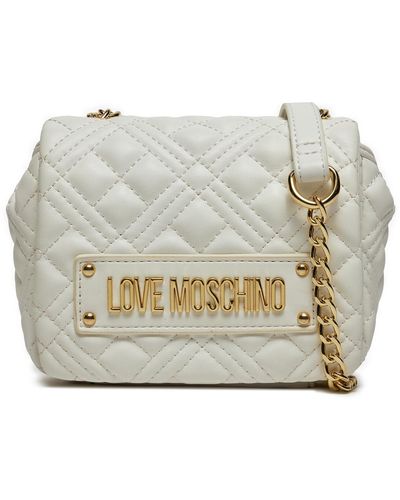 Love Moschino Handtasche Jc4231Pp0Ila0100 Weiß - Mettallic