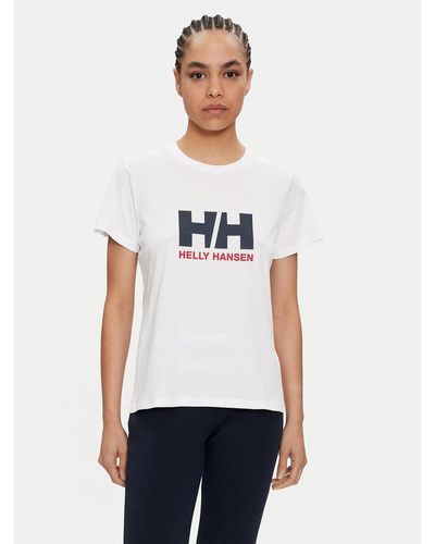 Helly Hansen T-Shirt W Hh Logo T-Shirt 2.0 34465 Weiß Regular Fit