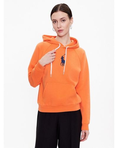 Polo Ralph Lauren Sweatshirt 211892658003 Regular Fit - Orange