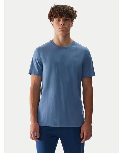 4F T-Shirt Wss24Ttshm1154 Regular Fit - Blau