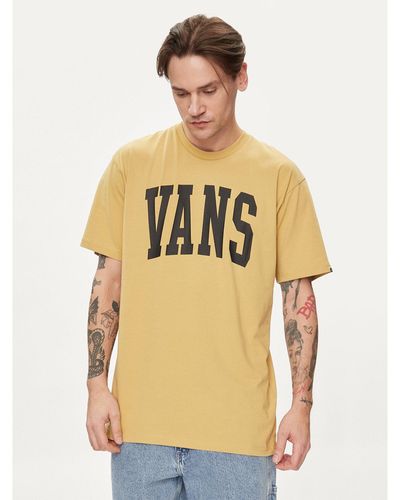 Vans T-Shirt Arched Ss Tee Vn000G47 Regular Fit - Natur