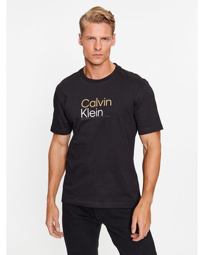 Calvin Klein T-Shirt K10K111841 Regular Fit - Schwarz